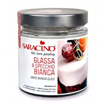 GLASSA A SPECCHIO BIANCA 250gr SARACINO