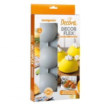 DECOR FLEX MEZZA SFERA 8cm DECORA