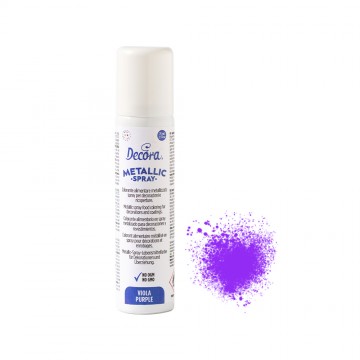 SPRAY METALLIZZATO VIOLA 75ml DECORA